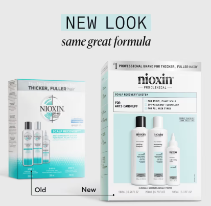 Nioxin Scalp Recovery Anti-Dandruff System for Itchy,Flaky Scalp Travel Kit