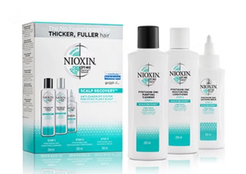 Nioxin Scalp Recovery Anti-Dandruff System for Itchy,Flaky Scalp Travel Kit